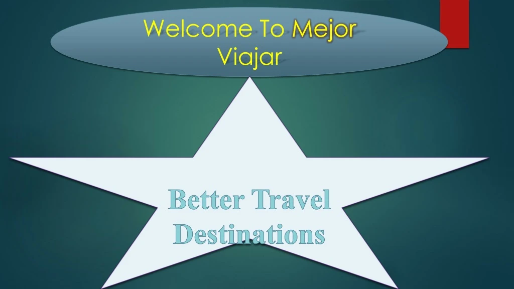 welcome to mejor viajar