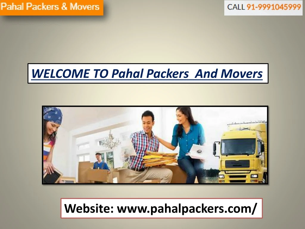 welcome to pahal packers and movers