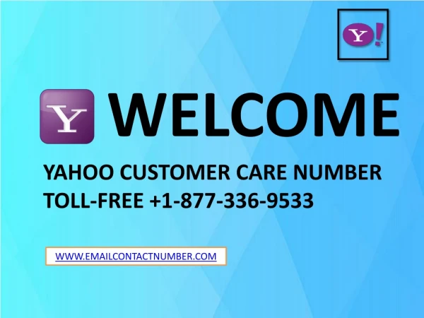 Yahoo Email helpline number 1-877-336-9533
