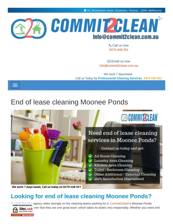 Looking for end of lease cleaning moonee ponds?