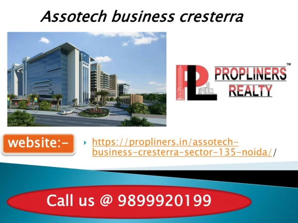 Assotech Business Cresterra Sector 135 Noida 9899920199 | Office Space On Rent