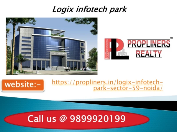 Logix Infotech Park Sector 59 Noida 9899920199 | Office Space For Rent