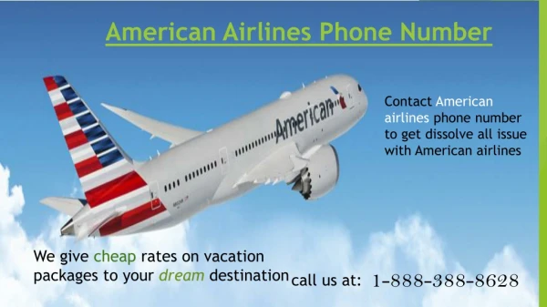 Flight ticket booking | American Airlines phone Number