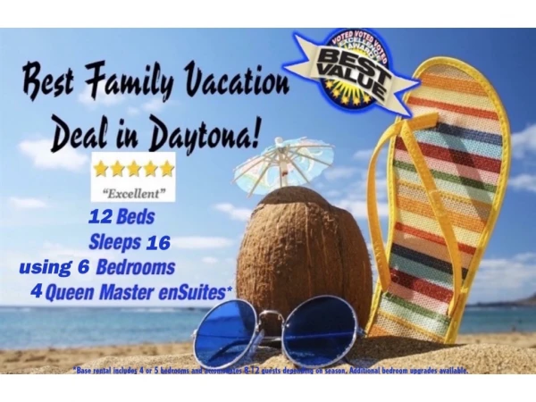 Best FL Beach House | Vacation Rentals by Owner Daytona Beach