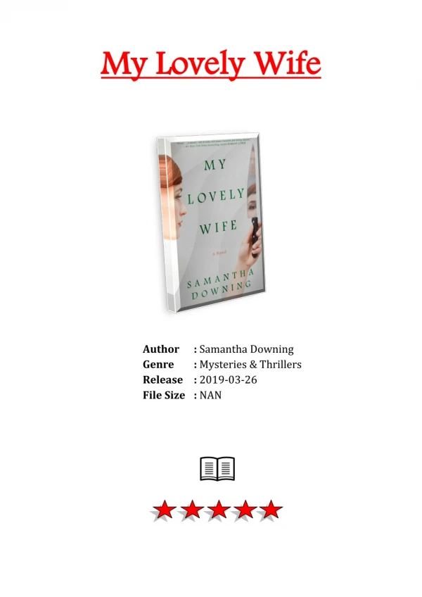 [Free Download] PDF eBook and Read Online My Lovely Wife By Samantha Downing
