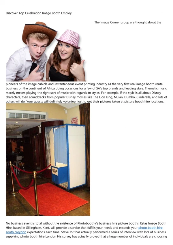 Five Facts That Nobody Told You About picmeupphotobooths.co.uk.