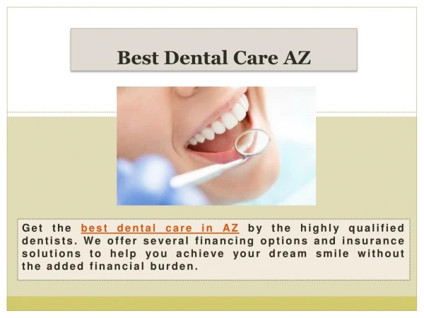 Best Dental Care AZ