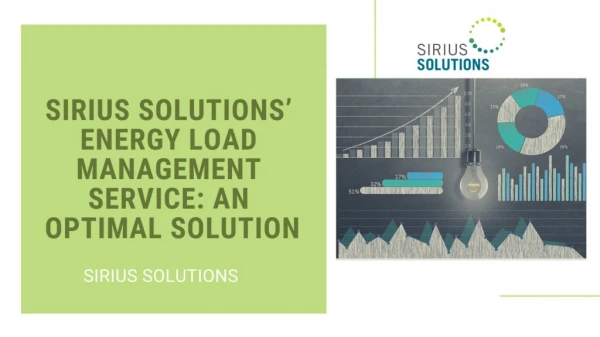 Know About Energy Load Management Service at Sirius Solutions
