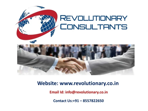 Revolutionary Consultants – Best ISO services and Certification in Delhi