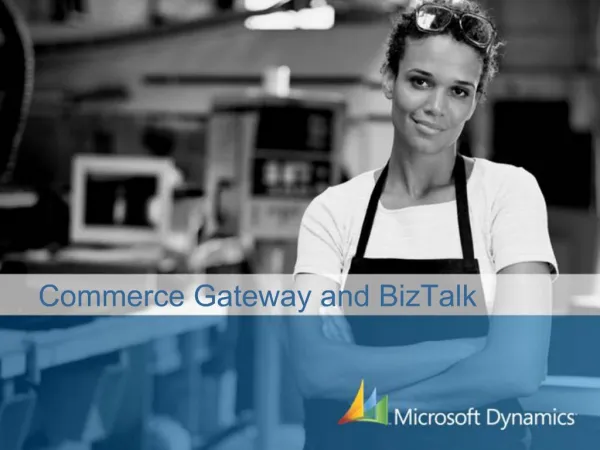 Commerce Gateway and BizTalk