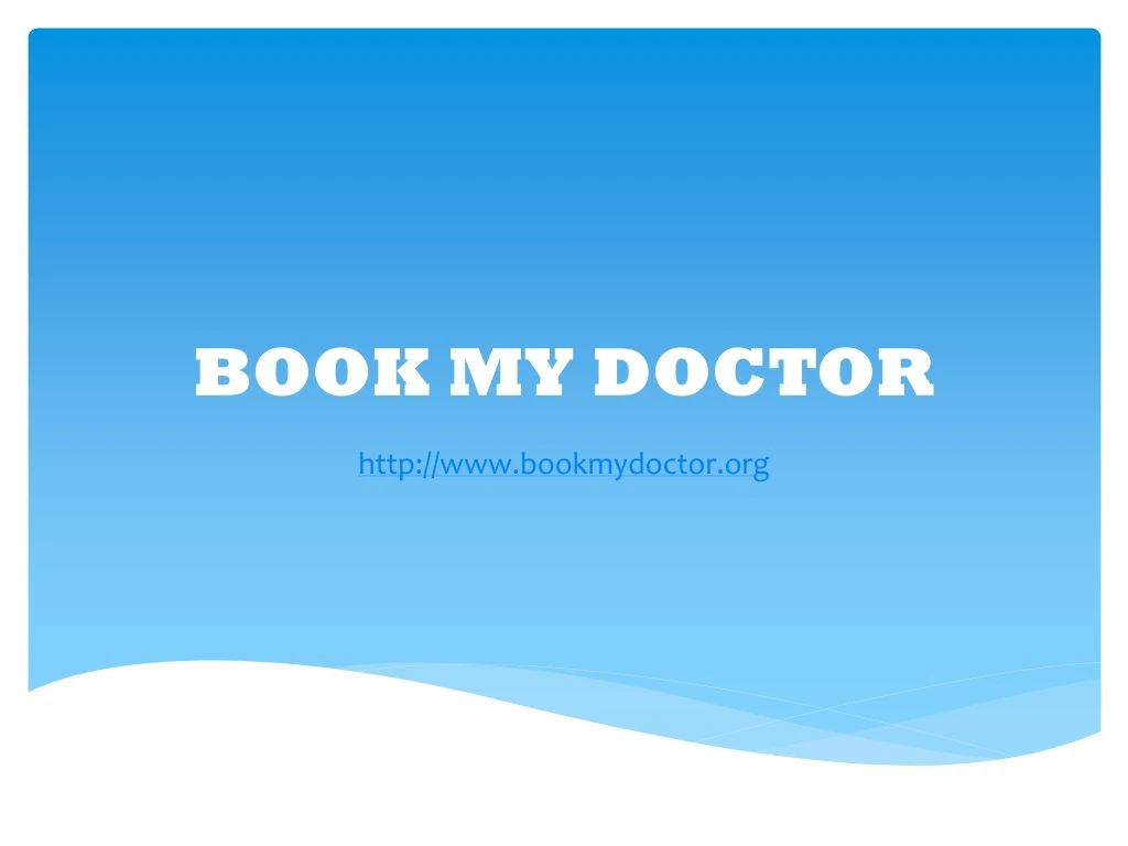 book my doctor