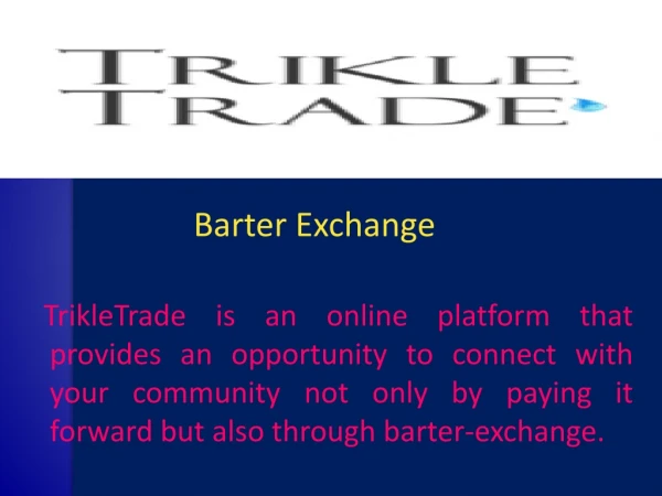 Barter Exchange