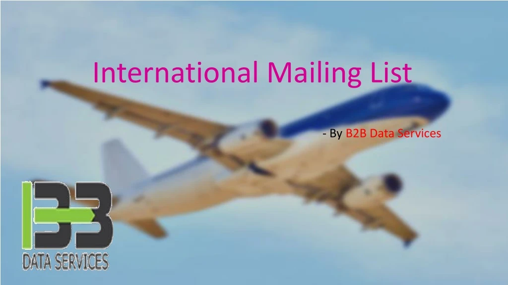 international mailing list