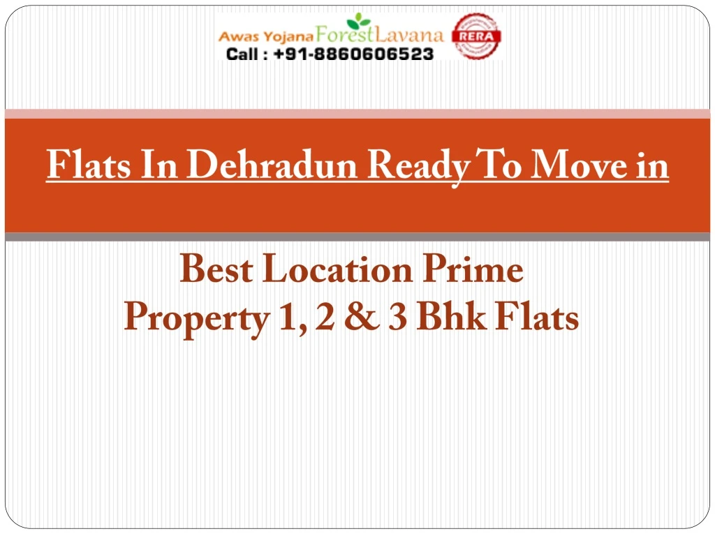 flats in dehradun ready to move in