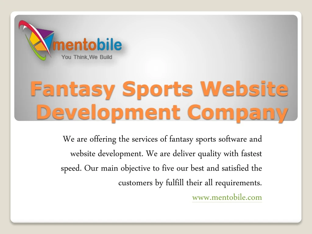 fantasy sports website development company