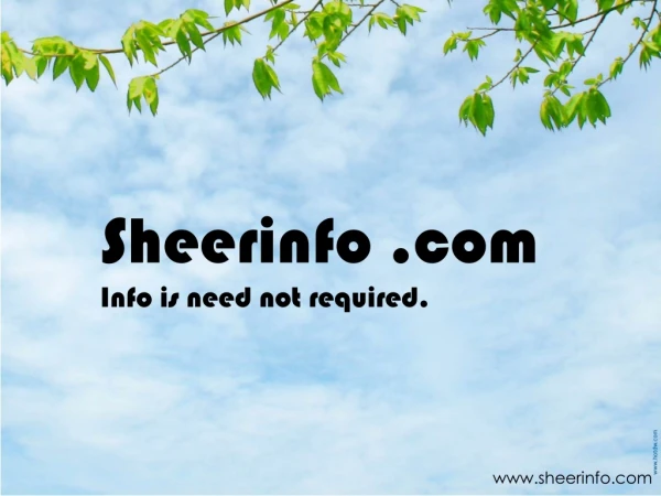 www.sheerinfo.com