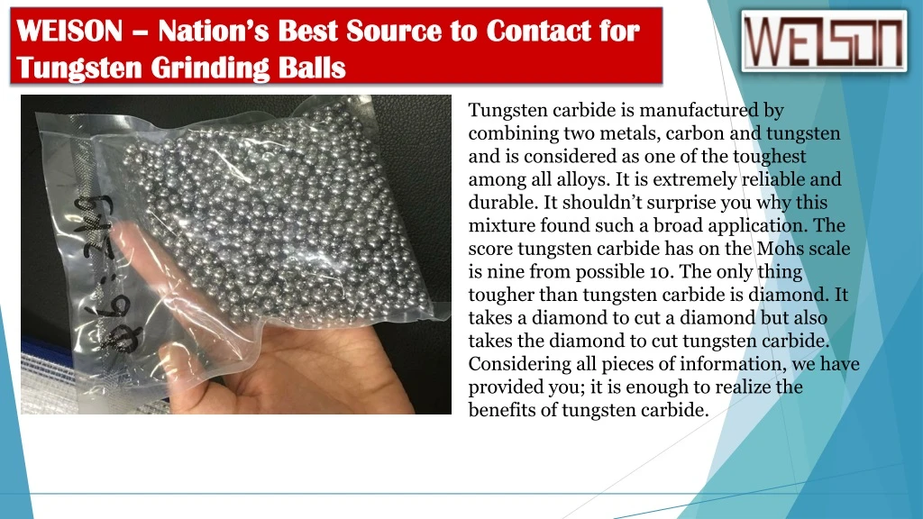 weison nation s best source to contact for tungsten grinding balls