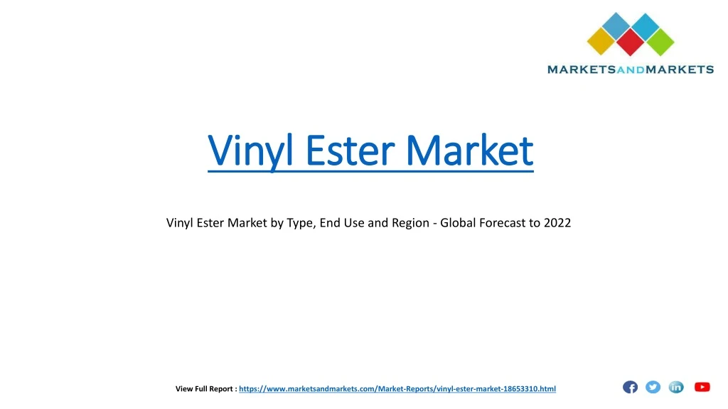 vinyl ester market