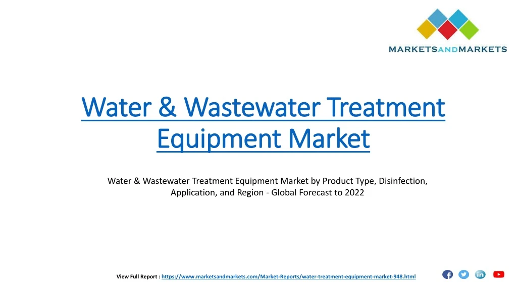 water wastewater treatment equipment market
