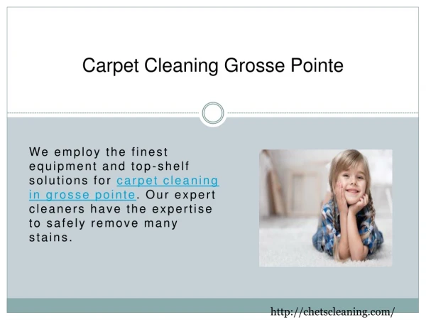 Carpet Cleaning Grosse Pointe