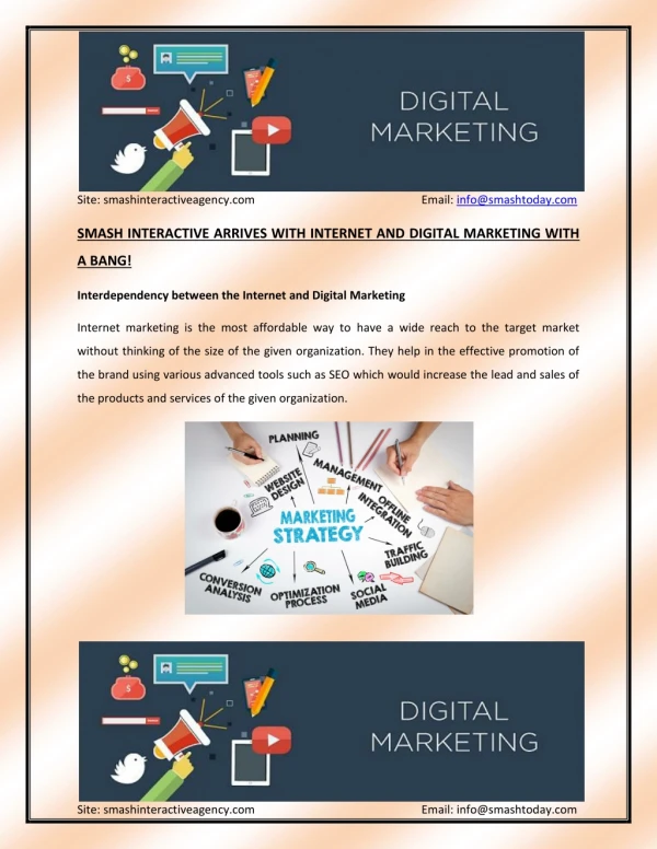 Internet and Digital Marketing Services with a bang