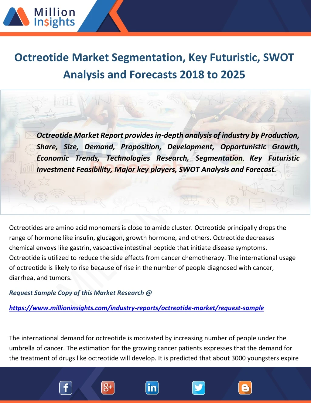 octreotide market segmentation key futuristic