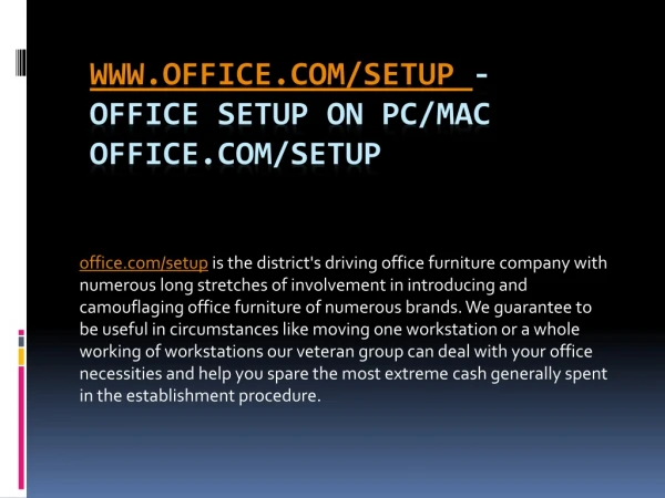 www office com setup office setup on pc mac office com setup