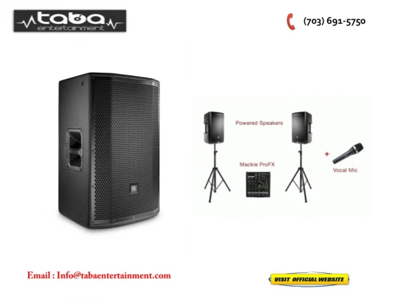 Sound System & Equipment Rental Maryland