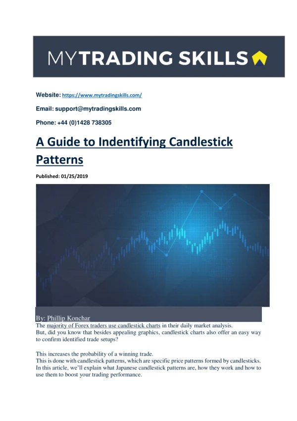 A Guide to Indentfying Candlestick Patterns