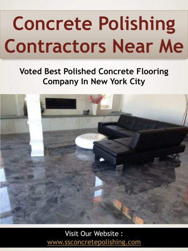Concrete polishing contractors near me