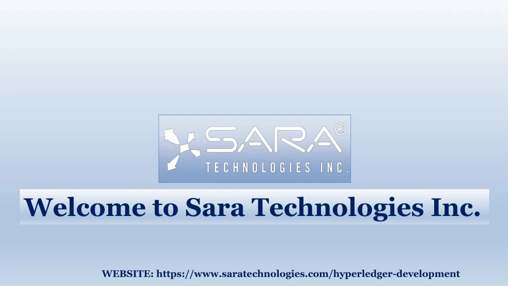 welcome to sara technologies inc