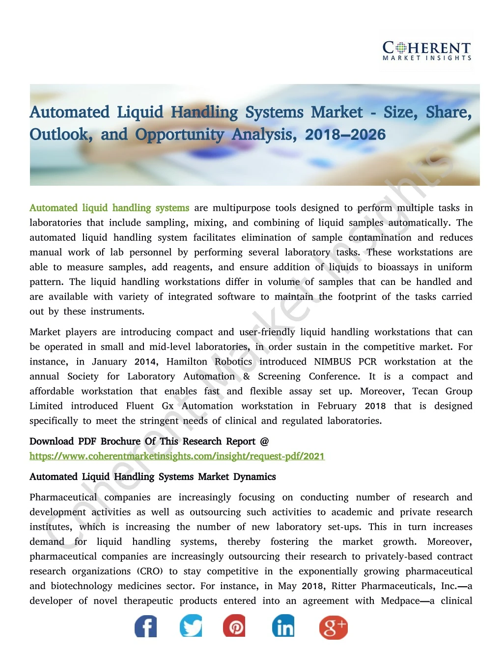 automated liquid handling systems market size