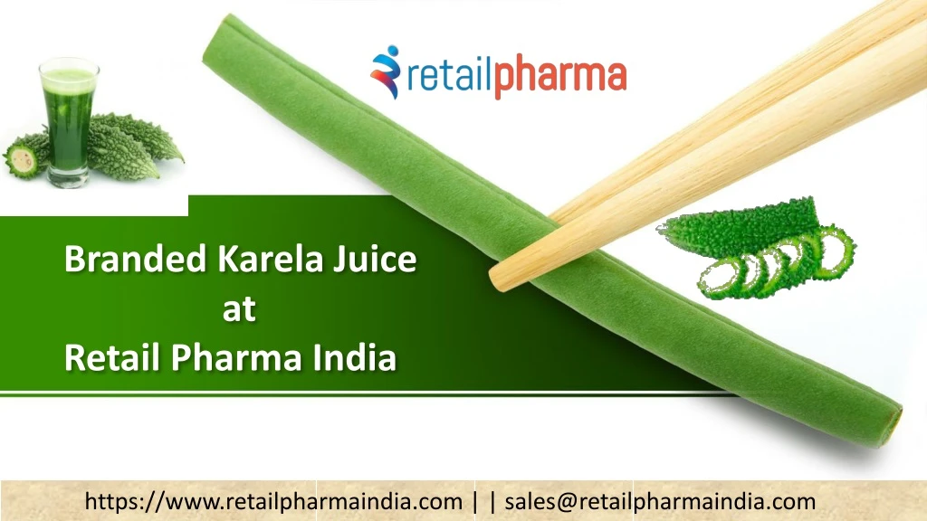 branded karela juice at retail pharma india