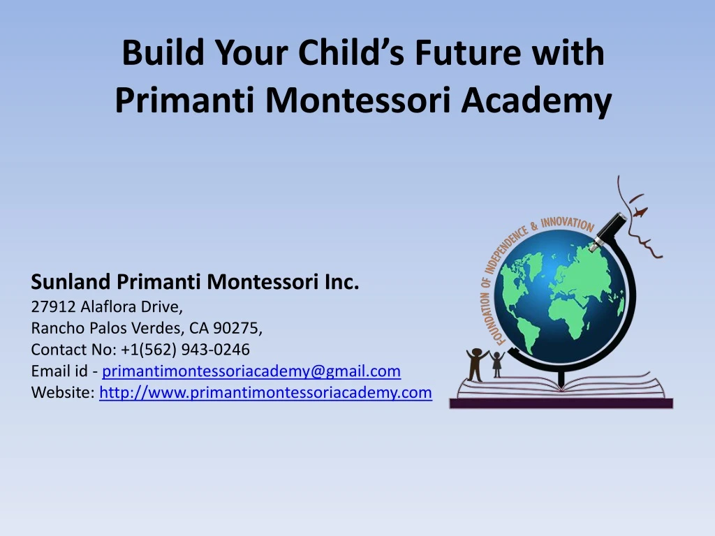 build your child s future with primanti