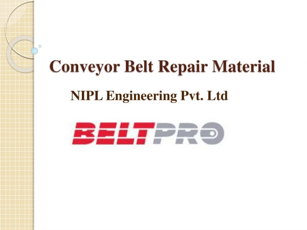 Conveyor Belt Repair Material