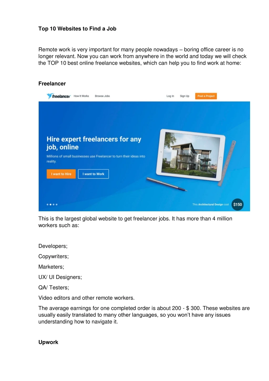 top 10 websites to find a job