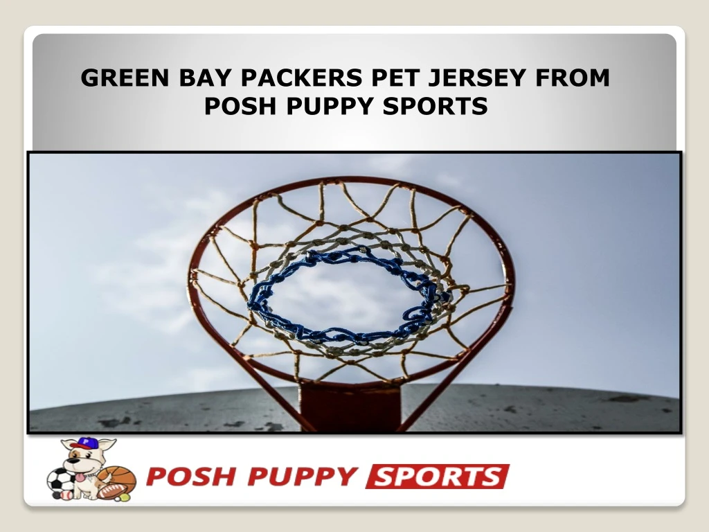 green bay packers pet jersey from posh puppy