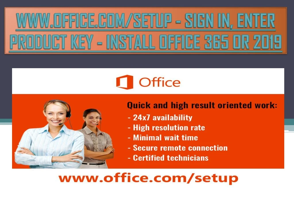 www office com setup sign in enter product key install office 365 or 2019