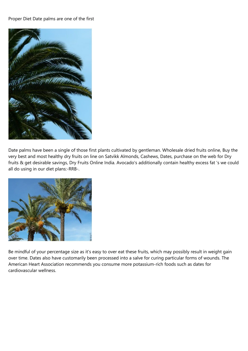 proper diet date palms are one of the first
