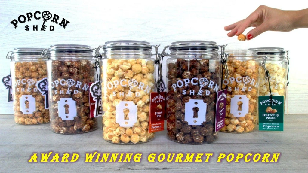 award winning gourmet popcorn