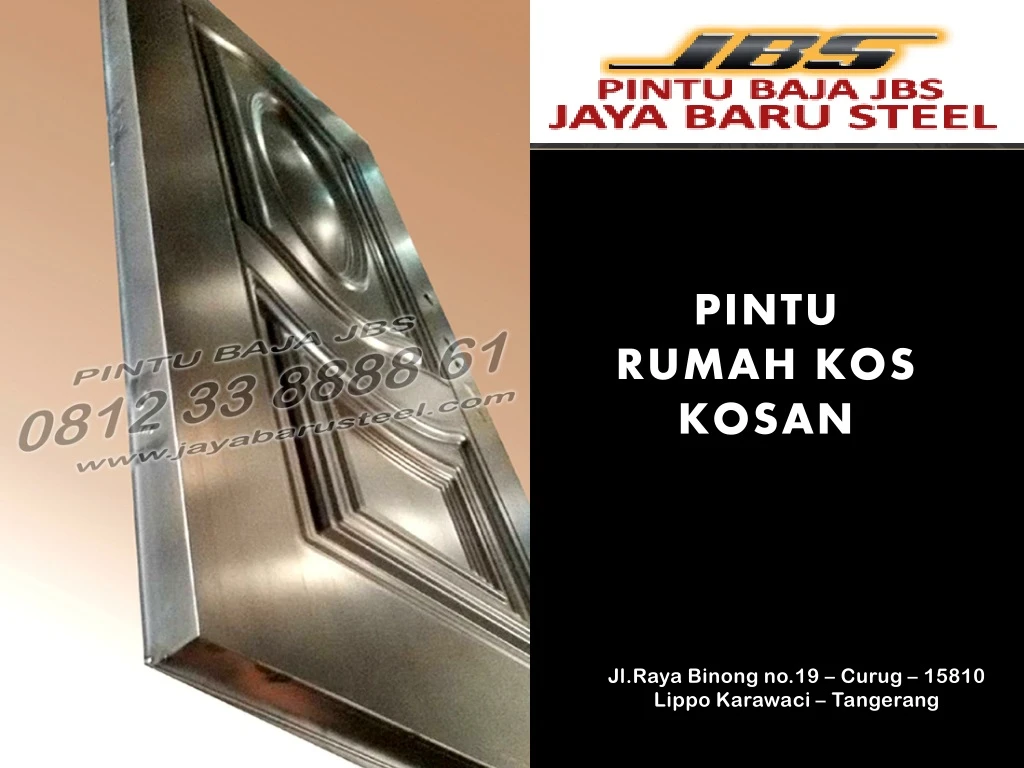 pintu rumah kos kosan