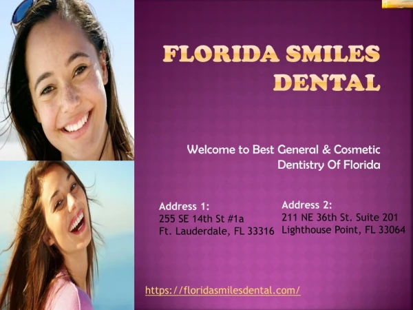 Dental Aesthetics| Cosmetic Dentistry Florida| Friendly & Economical