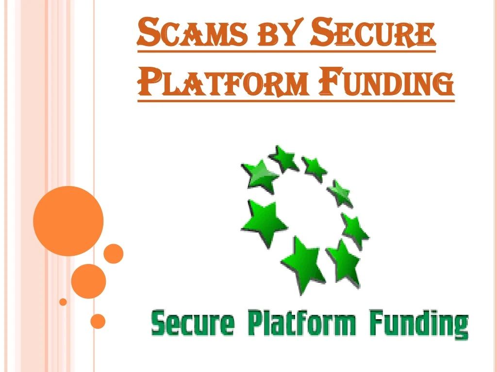 scams by secure platform funding