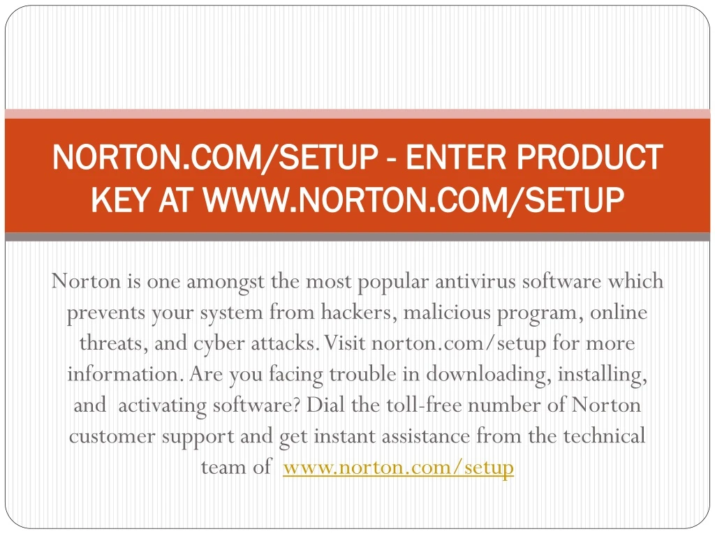 norton com setup enter product key at www norton com setup