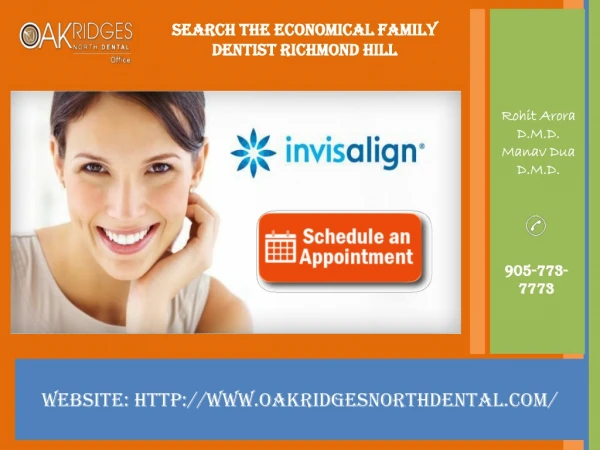 Meet the Affordable Family Dentist Richmond Hill