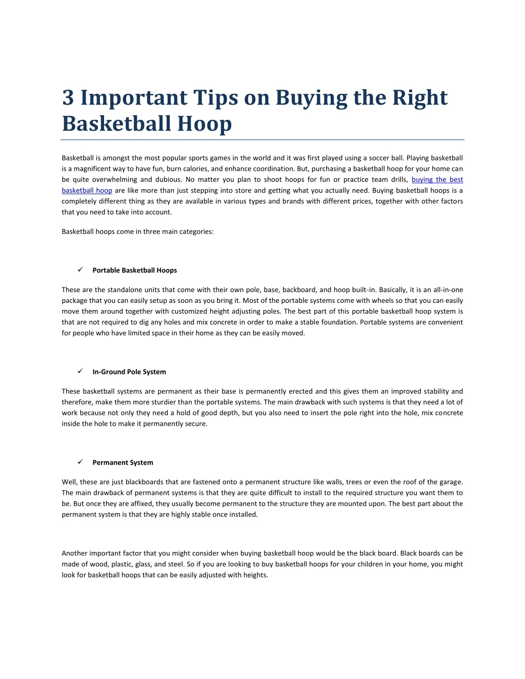 3 important tips on buying the right basketball