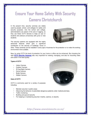 CCTV Security Cameras - slide 1