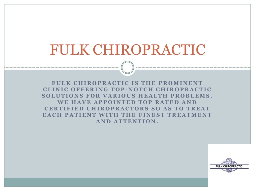 fulk chiropractic