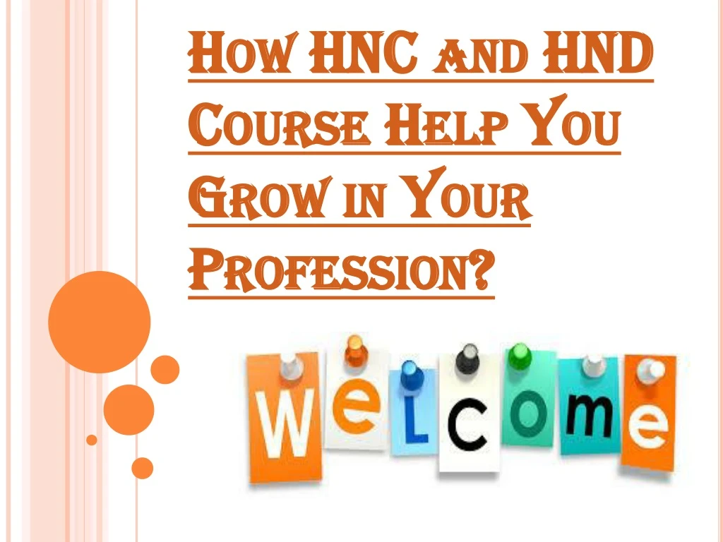 how hnc and hnd course help you grow in your profession