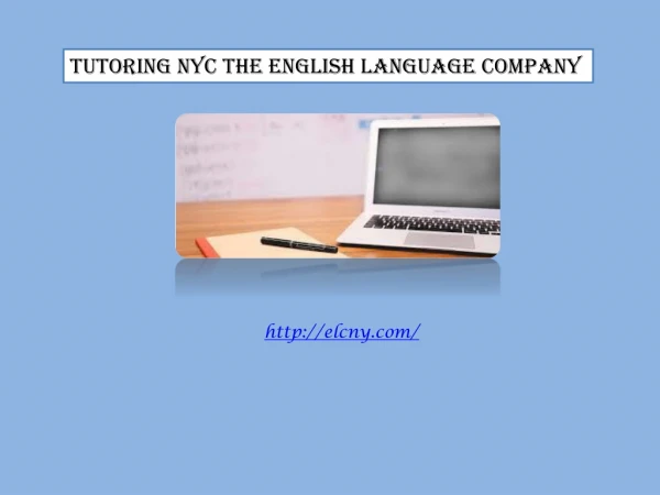 Tutoring NYC The English Language Company